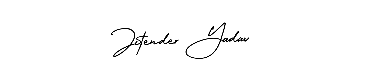 Make a beautiful signature design for name Jitender Yadav. Use this online signature maker to create a handwritten signature for free. Jitender Yadav signature style 3 images and pictures png