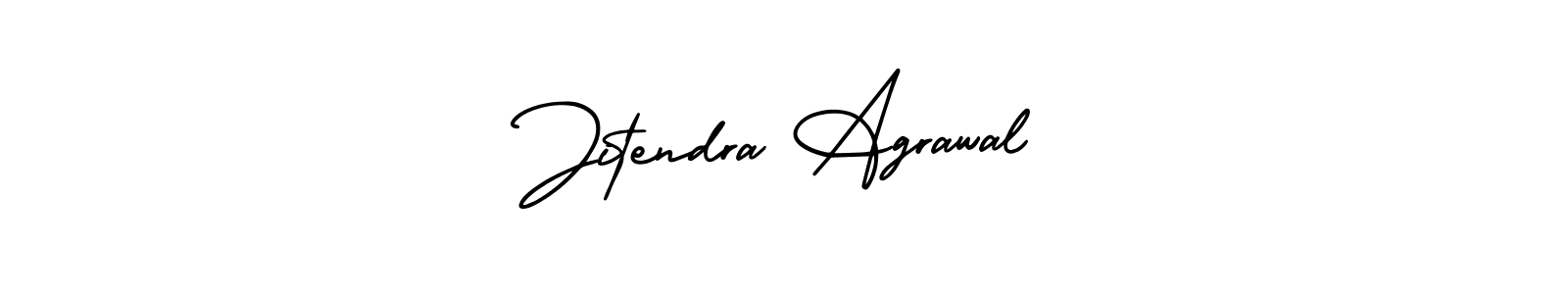 Design your own signature with our free online signature maker. With this signature software, you can create a handwritten (AmerikaSignatureDemo-Regular) signature for name Jitendra Agrawal. Jitendra Agrawal signature style 3 images and pictures png