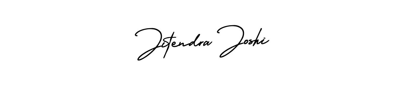 Create a beautiful signature design for name Jitendra Joshi. With this signature (AmerikaSignatureDemo-Regular) fonts, you can make a handwritten signature for free. Jitendra Joshi signature style 3 images and pictures png