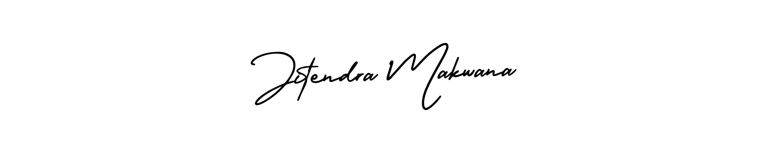 Use a signature maker to create a handwritten signature online. With this signature software, you can design (AmerikaSignatureDemo-Regular) your own signature for name Jitendra Makwana. Jitendra Makwana signature style 3 images and pictures png