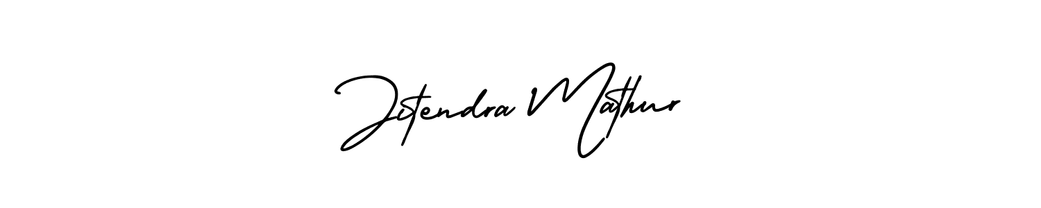 Also You can easily find your signature by using the search form. We will create Jitendra Mathur name handwritten signature images for you free of cost using AmerikaSignatureDemo-Regular sign style. Jitendra Mathur signature style 3 images and pictures png