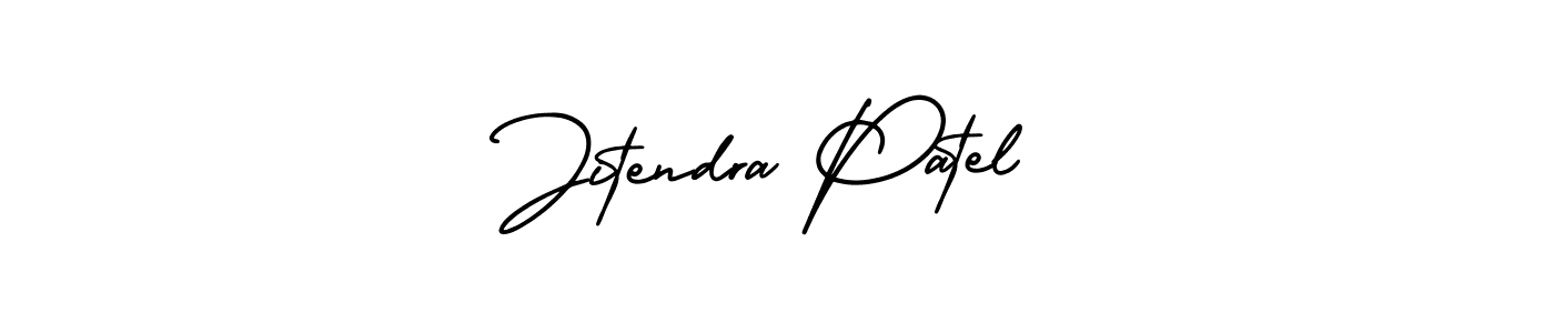 How to Draw Jitendra Patel signature style? AmerikaSignatureDemo-Regular is a latest design signature styles for name Jitendra Patel. Jitendra Patel signature style 3 images and pictures png