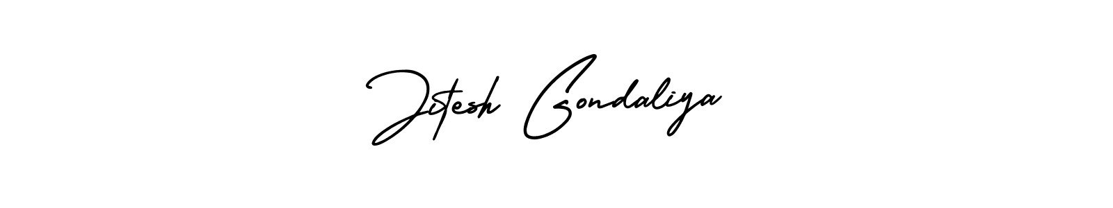 Best and Professional Signature Style for Jitesh Gondaliya. AmerikaSignatureDemo-Regular Best Signature Style Collection. Jitesh Gondaliya signature style 3 images and pictures png