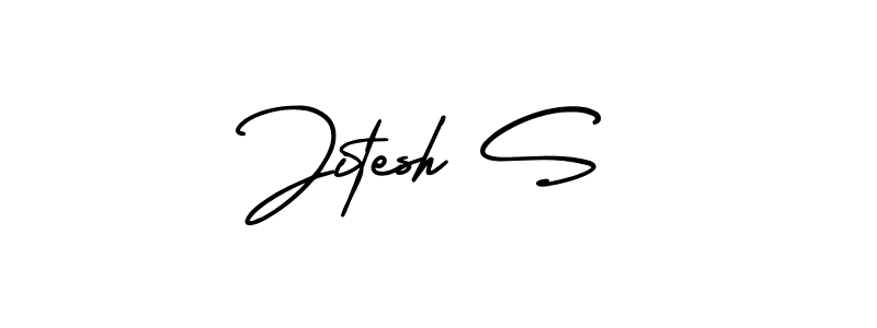 Also we have Jitesh S name is the best signature style. Create professional handwritten signature collection using AmerikaSignatureDemo-Regular autograph style. Jitesh S signature style 3 images and pictures png