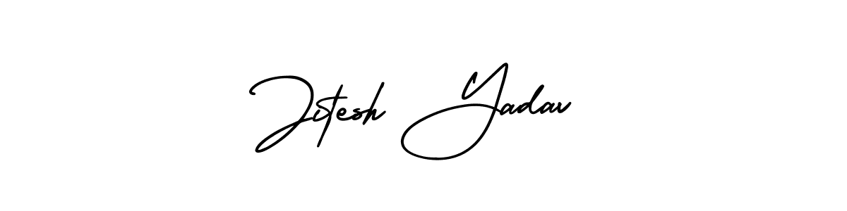 Use a signature maker to create a handwritten signature online. With this signature software, you can design (AmerikaSignatureDemo-Regular) your own signature for name Jitesh Yadav. Jitesh Yadav signature style 3 images and pictures png
