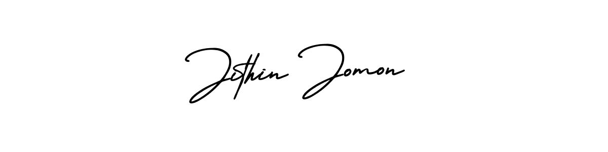 You can use this online signature creator to create a handwritten signature for the name Jithin Jomon. This is the best online autograph maker. Jithin Jomon signature style 3 images and pictures png