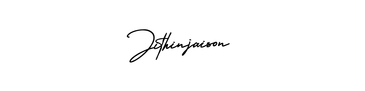 Design your own signature with our free online signature maker. With this signature software, you can create a handwritten (AmerikaSignatureDemo-Regular) signature for name Jithinjaison. Jithinjaison signature style 3 images and pictures png