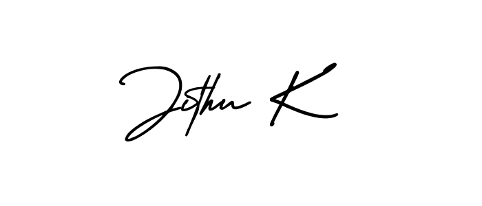 Similarly AmerikaSignatureDemo-Regular is the best handwritten signature design. Signature creator online .You can use it as an online autograph creator for name Jithu K. Jithu K signature style 3 images and pictures png