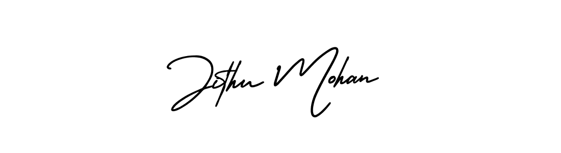 AmerikaSignatureDemo-Regular is a professional signature style that is perfect for those who want to add a touch of class to their signature. It is also a great choice for those who want to make their signature more unique. Get Jithu Mohan name to fancy signature for free. Jithu Mohan signature style 3 images and pictures png