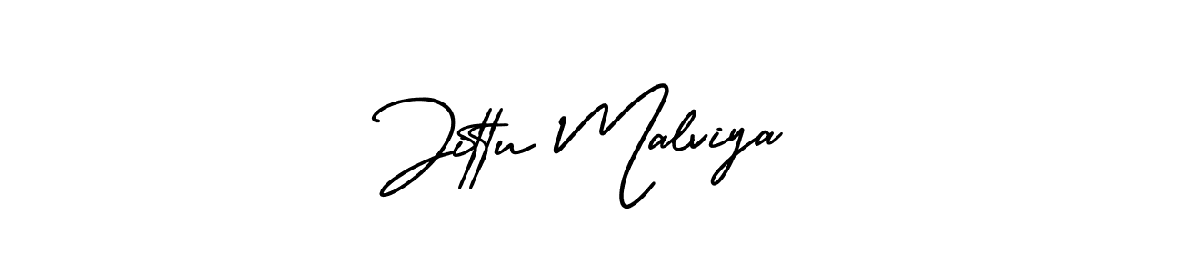 Use a signature maker to create a handwritten signature online. With this signature software, you can design (AmerikaSignatureDemo-Regular) your own signature for name Jittu Malviya. Jittu Malviya signature style 3 images and pictures png