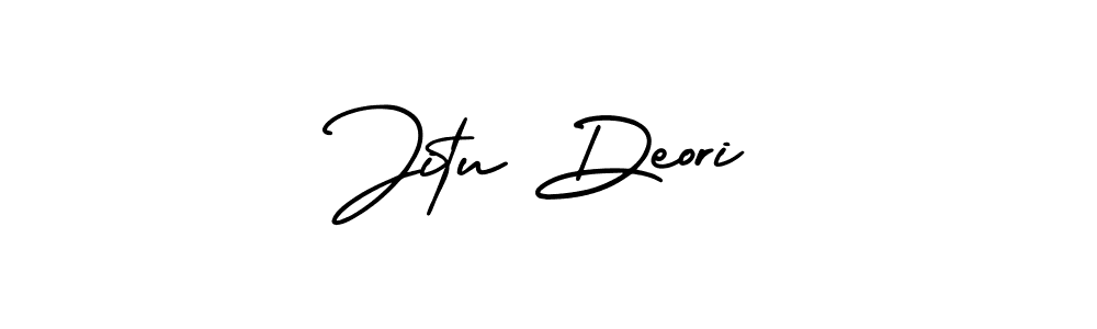Make a short Jitu Deori signature style. Manage your documents anywhere anytime using AmerikaSignatureDemo-Regular. Create and add eSignatures, submit forms, share and send files easily. Jitu Deori signature style 3 images and pictures png