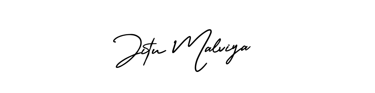 AmerikaSignatureDemo-Regular is a professional signature style that is perfect for those who want to add a touch of class to their signature. It is also a great choice for those who want to make their signature more unique. Get Jitu Malviya name to fancy signature for free. Jitu Malviya signature style 3 images and pictures png