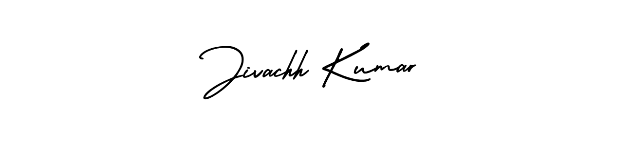 Jivachh Kumar stylish signature style. Best Handwritten Sign (AmerikaSignatureDemo-Regular) for my name. Handwritten Signature Collection Ideas for my name Jivachh Kumar. Jivachh Kumar signature style 3 images and pictures png