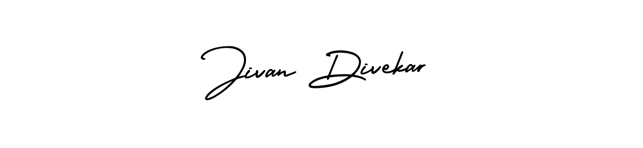 Best and Professional Signature Style for Jivan Divekar. AmerikaSignatureDemo-Regular Best Signature Style Collection. Jivan Divekar signature style 3 images and pictures png