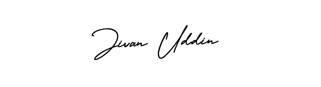 Make a beautiful signature design for name Jivan Uddin. Use this online signature maker to create a handwritten signature for free. Jivan Uddin signature style 3 images and pictures png