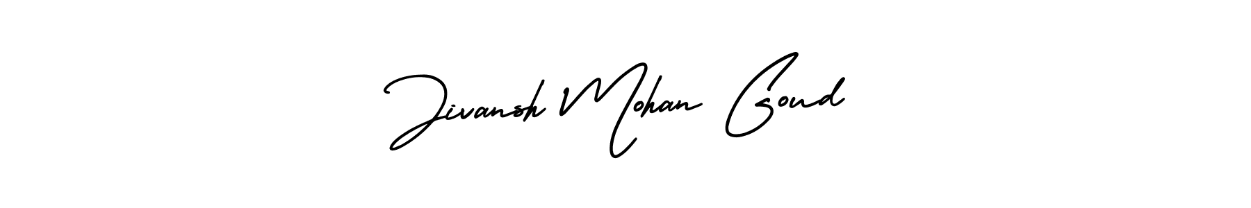 Make a beautiful signature design for name Jivansh Mohan Goud. Use this online signature maker to create a handwritten signature for free. Jivansh Mohan Goud signature style 3 images and pictures png