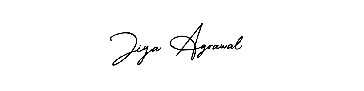 It looks lik you need a new signature style for name Jiya Agrawal. Design unique handwritten (AmerikaSignatureDemo-Regular) signature with our free signature maker in just a few clicks. Jiya Agrawal signature style 3 images and pictures png