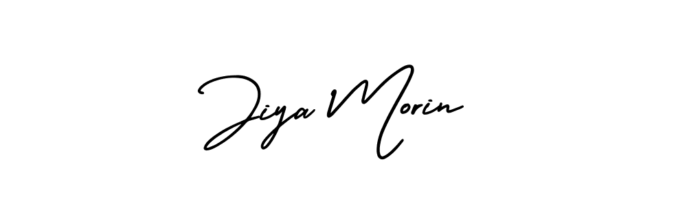 How to make Jiya Morin signature? AmerikaSignatureDemo-Regular is a professional autograph style. Create handwritten signature for Jiya Morin name. Jiya Morin signature style 3 images and pictures png