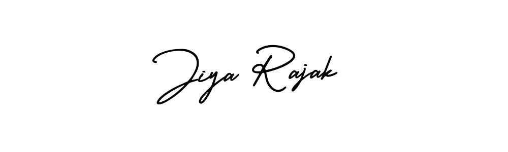 Create a beautiful signature design for name Jiya Rajak. With this signature (AmerikaSignatureDemo-Regular) fonts, you can make a handwritten signature for free. Jiya Rajak signature style 3 images and pictures png