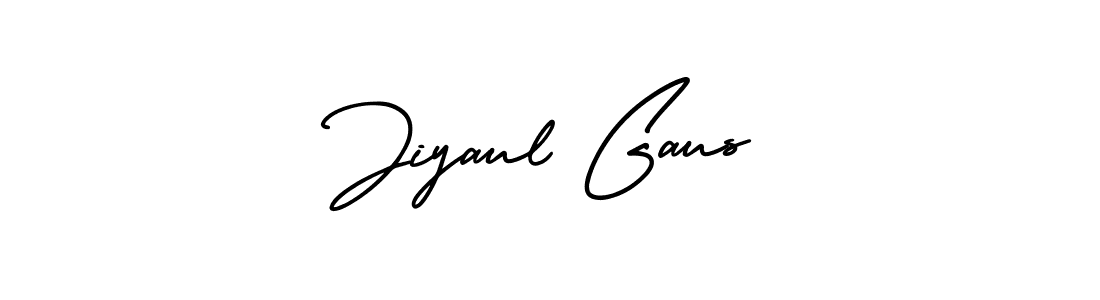 Also we have Jiyaul Gaus name is the best signature style. Create professional handwritten signature collection using AmerikaSignatureDemo-Regular autograph style. Jiyaul Gaus signature style 3 images and pictures png