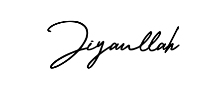 Elevate your brand with a stunning Jiyaullah eSignature. The AmerikaSignatureDemo-Regular style provides a balanced, flowing aesthetic for everyday signing. Jiyaullah signature style 3 images and pictures png