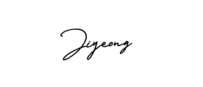 It looks lik you need a new signature style for name Jiyeong. Design unique handwritten (AmerikaSignatureDemo-Regular) signature with our free signature maker in just a few clicks. Jiyeong signature style 3 images and pictures png