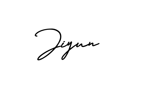 Create a beautiful signature design for name Jiyun. With this signature (AmerikaSignatureDemo-Regular) fonts, you can make a handwritten signature for free. Jiyun signature style 3 images and pictures png