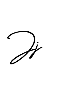 Design your own signature with our free online signature maker. With this signature software, you can create a handwritten (AmerikaSignatureDemo-Regular) signature for name Jj. Jj signature style 3 images and pictures png