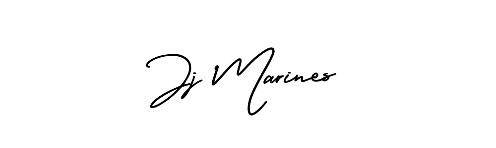 How to Draw Jj Marines signature style? AmerikaSignatureDemo-Regular is a latest design signature styles for name Jj Marines. Jj Marines signature style 3 images and pictures png