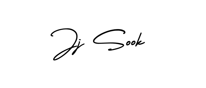 Also You can easily find your signature by using the search form. We will create Jj Sook name handwritten signature images for you free of cost using AmerikaSignatureDemo-Regular sign style. Jj Sook signature style 3 images and pictures png