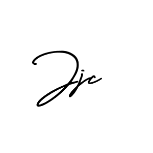 How to make Jjc name signature. Use AmerikaSignatureDemo-Regular style for creating short signs online. This is the latest handwritten sign. Jjc signature style 3 images and pictures png