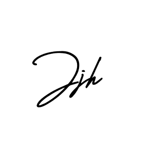 Make a beautiful signature design for name Jjh. With this signature (AmerikaSignatureDemo-Regular) style, you can create a handwritten signature for free. Jjh signature style 3 images and pictures png