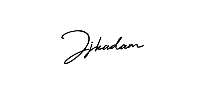 How to Draw Jjkadam signature style? AmerikaSignatureDemo-Regular is a latest design signature styles for name Jjkadam. Jjkadam signature style 3 images and pictures png