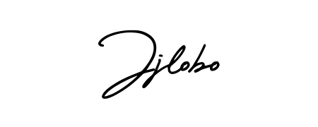 The AmerikaSignatureDemo-Regular font transforms the name Jjlobo into an executive sign with sharp precision and distinguished character. Jjlobo signature style 3 images and pictures png