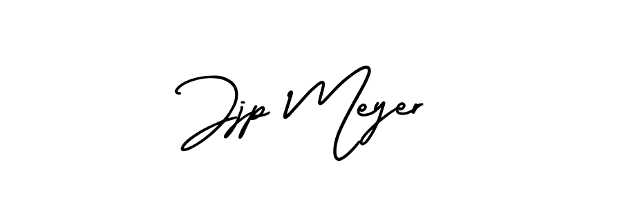 Design your own signature with our free online signature maker. With this signature software, you can create a handwritten (AmerikaSignatureDemo-Regular) signature for name Jjp Meyer. Jjp Meyer signature style 3 images and pictures png