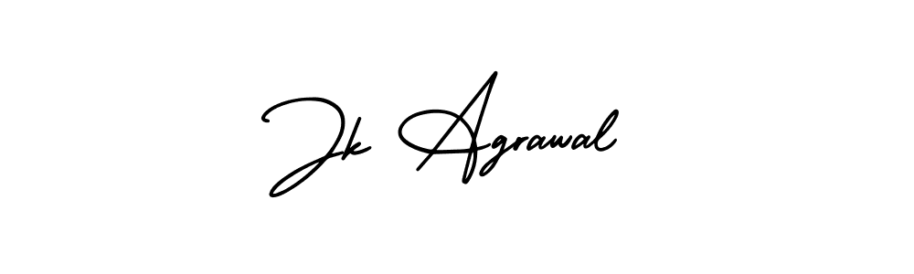 Make a beautiful signature design for name Jk Agrawal. Use this online signature maker to create a handwritten signature for free. Jk Agrawal signature style 3 images and pictures png
