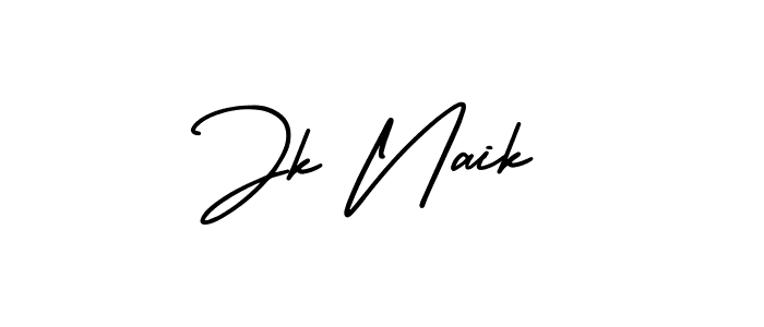 Make a beautiful signature design for name Jk Naik. With this signature (AmerikaSignatureDemo-Regular) style, you can create a handwritten signature for free. Jk Naik signature style 3 images and pictures png