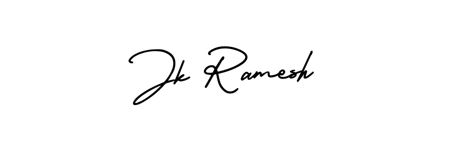 AmerikaSignatureDemo-Regular is a professional signature style that is perfect for those who want to add a touch of class to their signature. It is also a great choice for those who want to make their signature more unique. Get Jk Ramesh name to fancy signature for free. Jk Ramesh signature style 3 images and pictures png