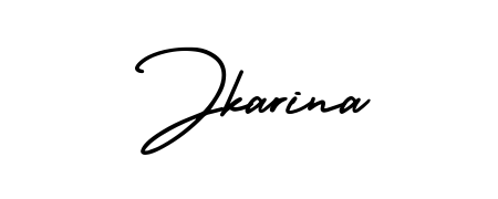 Explore multiple handwriting variations for Jkarina including this stunning AmerikaSignatureDemo-Regular design. Free to use across all platforms. Jkarina signature style 3 images and pictures png