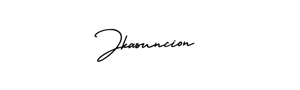 This is the best signature style for the Jkasuncion name. Also you like these signature font (AmerikaSignatureDemo-Regular). Mix name signature. Jkasuncion signature style 3 images and pictures png