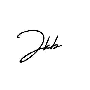 It looks lik you need a new signature style for name Jkb. Design unique handwritten (AmerikaSignatureDemo-Regular) signature with our free signature maker in just a few clicks. Jkb signature style 3 images and pictures png