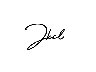 Use a signature maker to create a handwritten signature online. With this signature software, you can design (AmerikaSignatureDemo-Regular) your own signature for name Jkcl. Jkcl signature style 3 images and pictures png
