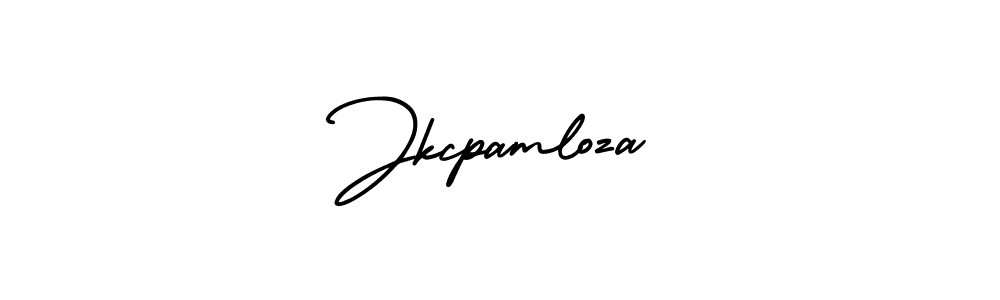 It looks lik you need a new signature style for name Jkcpamloza. Design unique handwritten (AmerikaSignatureDemo-Regular) signature with our free signature maker in just a few clicks. Jkcpamloza signature style 3 images and pictures png
