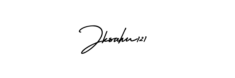 How to make Jksahu121 signature? AmerikaSignatureDemo-Regular is a professional autograph style. Create handwritten signature for Jksahu121 name. Jksahu121 signature style 3 images and pictures png