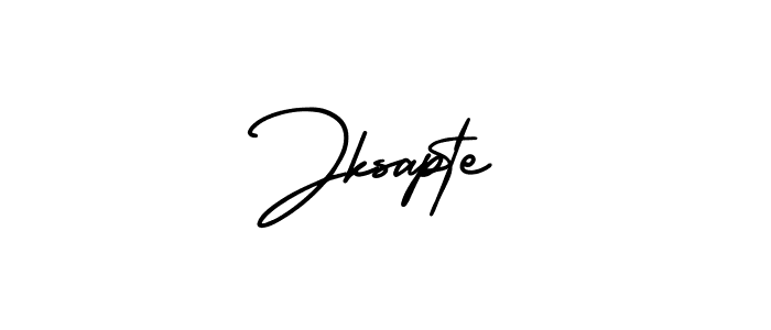 Create a beautiful signature design for name Jksapte. With this signature (AmerikaSignatureDemo-Regular) fonts, you can make a handwritten signature for free. Jksapte signature style 3 images and pictures png