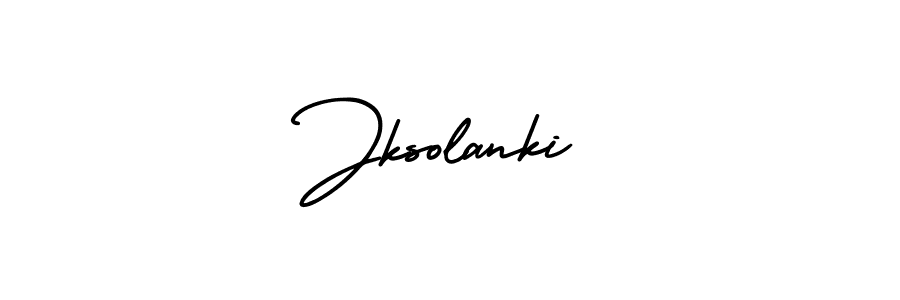 This is the best signature style for the Jksolanki name. Also you like these signature font (AmerikaSignatureDemo-Regular). Mix name signature. Jksolanki signature style 3 images and pictures png