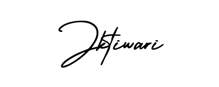A timeless handwritten aesthetic for Jktiwari. The AmerikaSignatureDemo-Regular font gives your signature a handcrafted feel with natural curves. Jktiwari signature style 3 images and pictures png