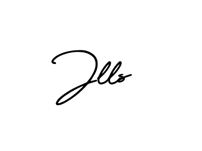 Jlls stylish signature style. Best Handwritten Sign (AmerikaSignatureDemo-Regular) for my name. Handwritten Signature Collection Ideas for my name Jlls. Jlls signature style 3 images and pictures png