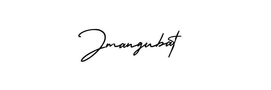 Jmangubat stylish signature style. Best Handwritten Sign (AmerikaSignatureDemo-Regular) for my name. Handwritten Signature Collection Ideas for my name Jmangubat. Jmangubat signature style 3 images and pictures png