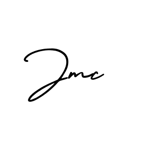 You should practise on your own different ways (AmerikaSignatureDemo-Regular) to write your name (Jmc) in signature. don't let someone else do it for you. Jmc signature style 3 images and pictures png